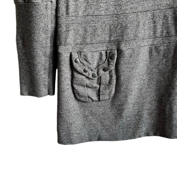 Nomads  Gray Cowl Neck Tunic Top - Picture 5 of 9